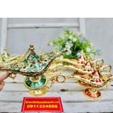  Đèn thần hợp kim đồng 12cm 