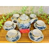  Bộ ấm chén bọc đồng 