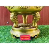  Lư Trầm đồng chính hãng Đại Bái cao 20 cm 