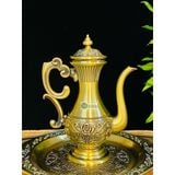  Bộ ấm chén đồng dáng hoàng gia-Ấm chén Bảo Khánh 