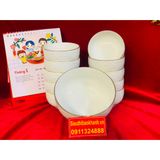  Bộ mười bát ăn họa tiết in nổi 