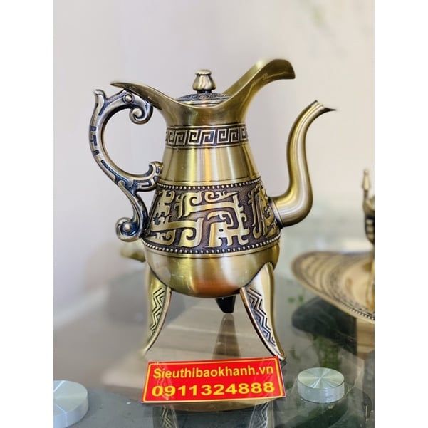  Bộ ấm chén dáng cổ 