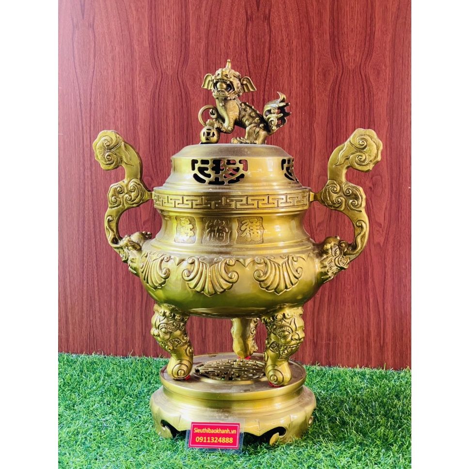  Lư Trầm đồng chính hãng Đại Bái cao 20 cm 