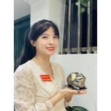  Gạt Tàn Chất Liệu Hợp Kim Đồng Trạm Trổ Tinh Xảo 15cm 