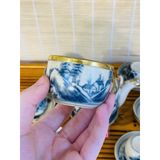  Bộ ấm chén men rạn bọc đồng vàng -Bảo Khánh 