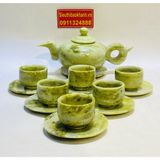  Bộ ấm trà đá ngọc nguyên khối Pakistan cao cấp 