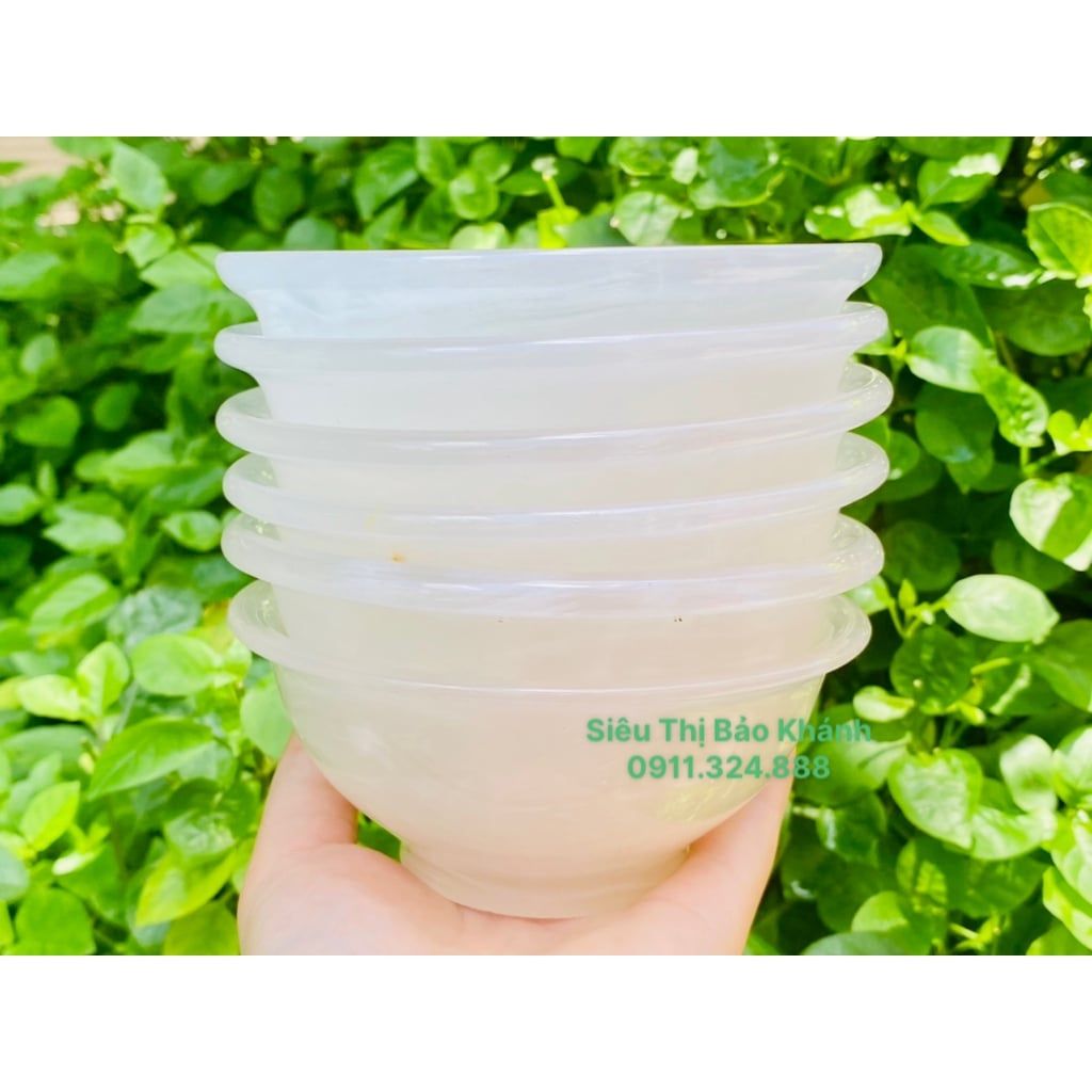  Bát đá bạch ngọc cao cấp 