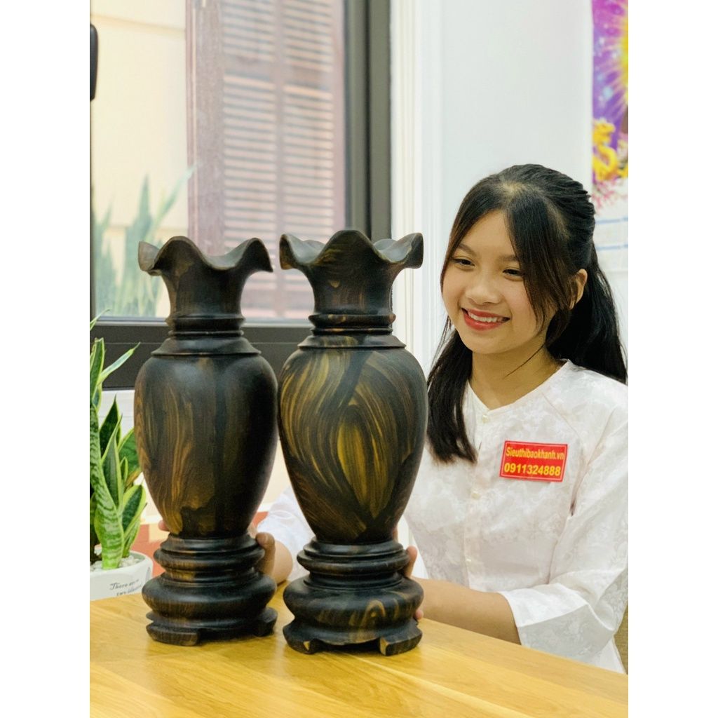  Cặp lục bình gỗ cao cấp 