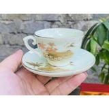  Siêu Thị Bảo Khánh-Bộ ấm chén men kem làng quê Việt Nam 