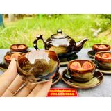  Bộ ấm chén hỏa biến lòng hoa 