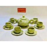  Bộ ấm trà đá ngọc nguyên khối Pakistan cao cấp 