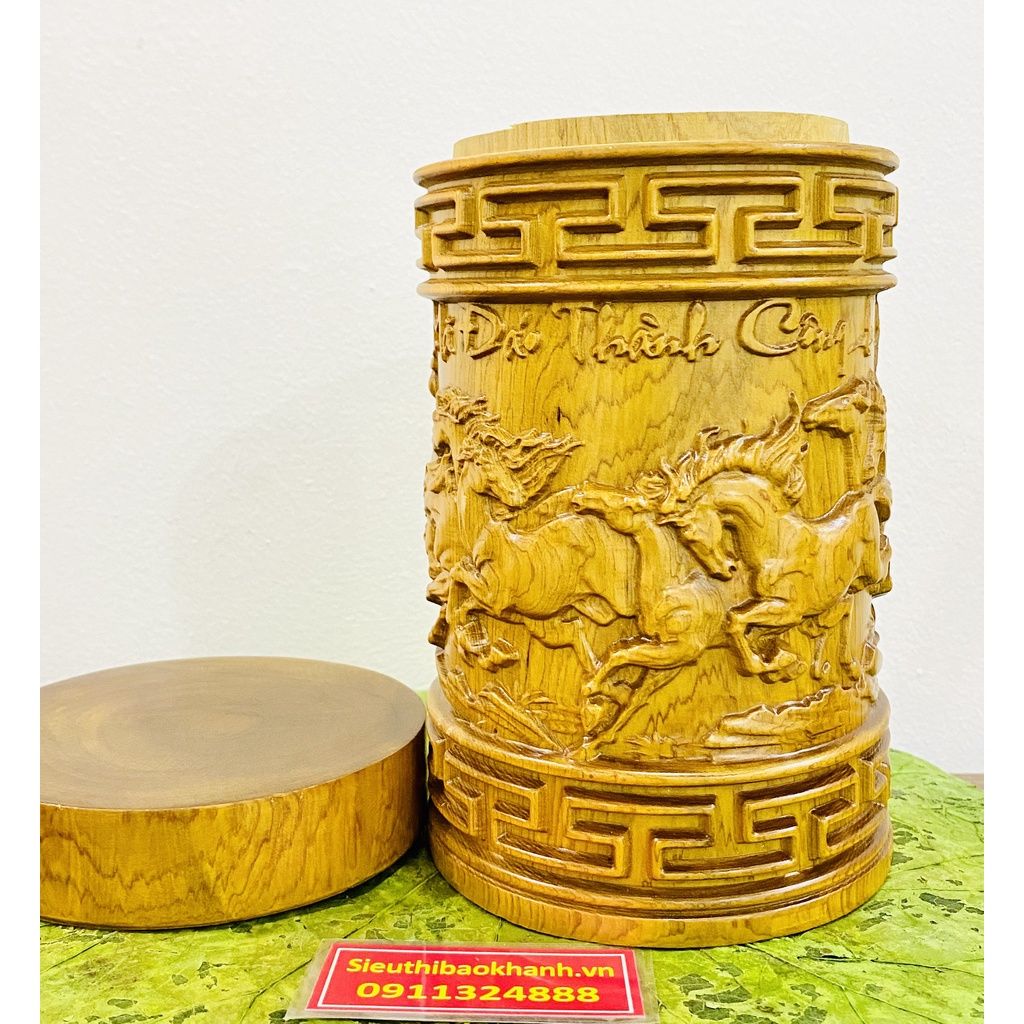  Hũ đựng chè Mã đáo thành công 20 cm 