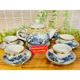  Bộ ấm chén bọc đồng 