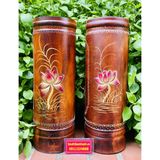  Cặp ống đựng nhan hoa sen-sieuthibaokhanh 