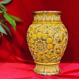  Bình hoa để bàn,trang trí chất liệu gốm Bát Tràng cao cấp 30cm 