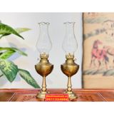  Đèn dầu Đồng phong thủy cao cấp 25cm 