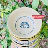  Bát thờ họa tiết hao sen bộc đồng 