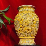  Bình hoa để bàn,trang trí chất liệu gốm Bát Tràng cao cấp 30cm 