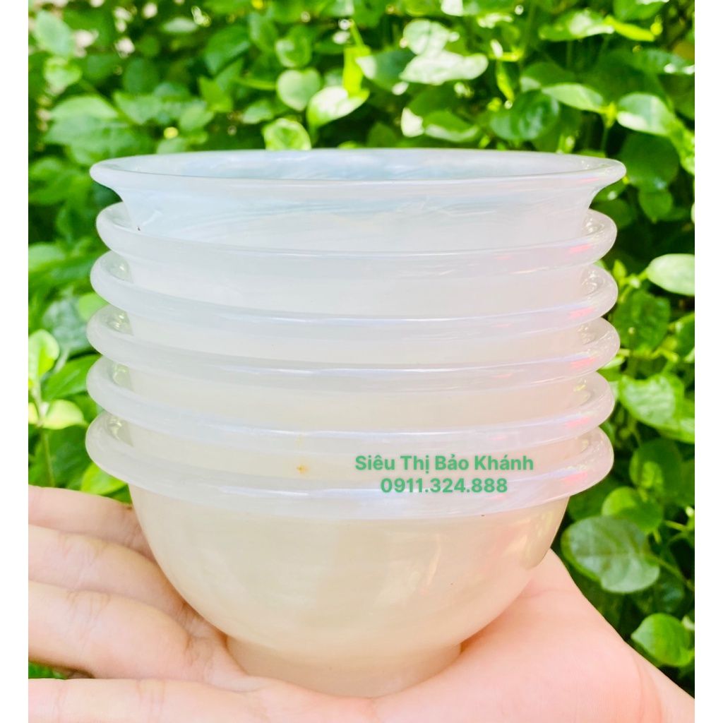  Bát đá bạch ngọc cao cấp 