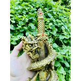  Tượng rồng cuộn phong thủy -Bảo Khánh 