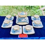  Bộ ấm chén gốm sứ men rạn xuất xứ Bát Tràng cao cấp BKCEVN-8032 