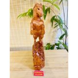  Tượng ngựa gỗ hương 