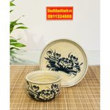  Bộ ấm chén,ấm trà Bát Tràng cao cấp chính hãng 350ml 