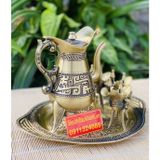  Bộ ấm chén dáng cổ 