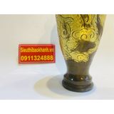  Đèn dầu đồng trạm trổ rồng 
