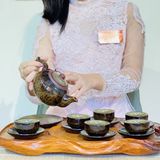  Bộ ấm chén Bát Tràng hỏa biến lòng hoa 