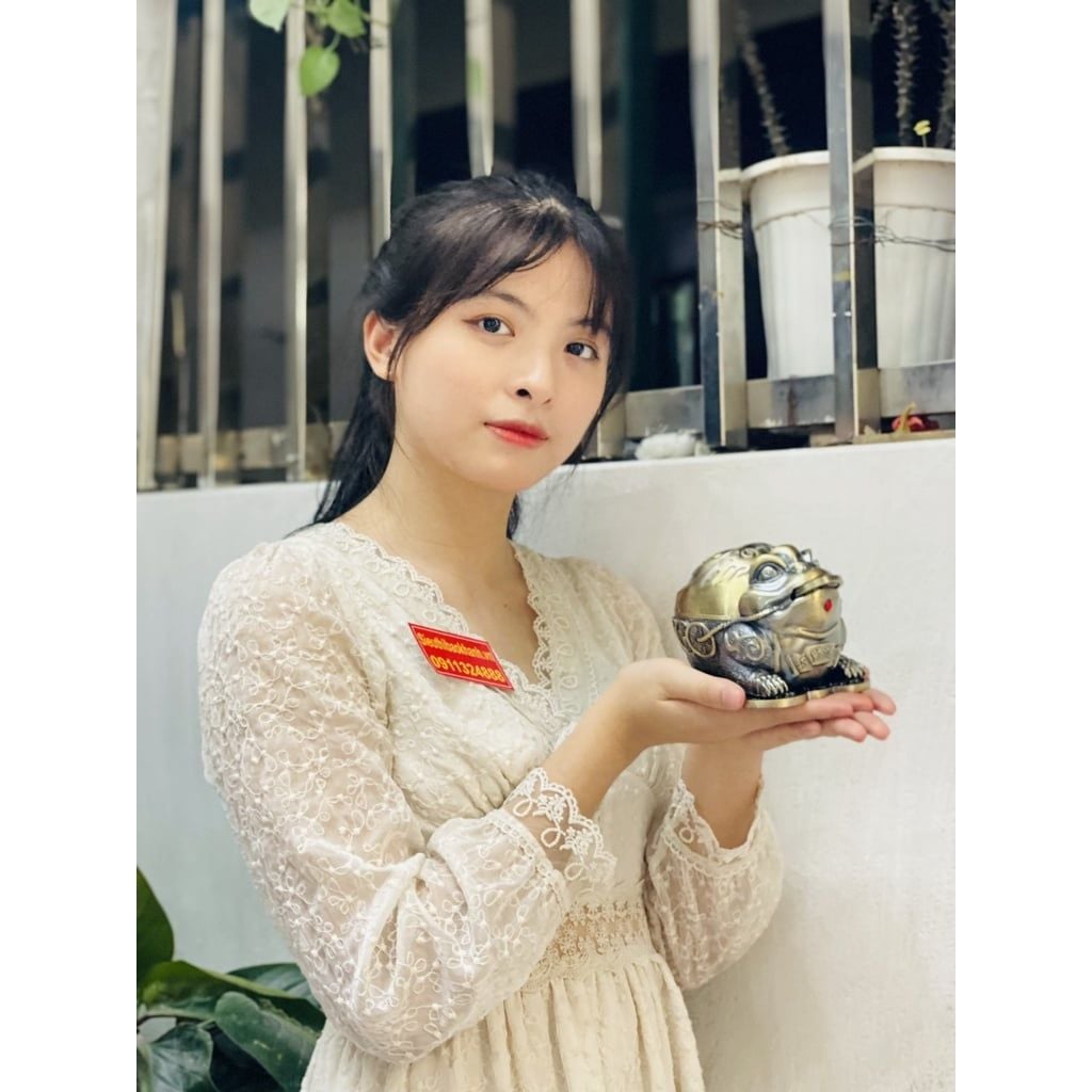  Gạt Tàn Chất Liệu Hợp Kim Đồng Trạm Trổ Tinh Xảo 15cm 