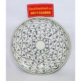  Set đồ ăn men gốm sứ Bát Tràng cao cấp họa tiết Đường Vân 