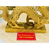  TƯỢNG RỒNG ĐỒNG PHONG THỦY CAO CẤP 33CM-PHONG THỦY BÁO KHÁNH 