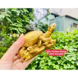  Tượng cụ rùa nằm trên vàng 