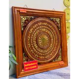  Trang Gỗ Hương Cao Cấp Họa Tiết Trống Đồng Đông Sơn 85cm-Mỹ Nghệ Bảo Khánh 