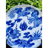  Sieu Thi Bao Khanh-Đĩa cảnh men rạn họa tiết song long 