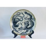  Đĩa cảnh long phụng bọc đồng-Siêu thị Bảo Khánh 