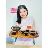  Bộ ấm chén Bát Tràng hỏa biến lòng hoa 