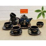  Bộ ấm chén Bát Tràng Vinh Hoa Phú Quý vẽ vàng 24k BKCE-001530VN-0012 