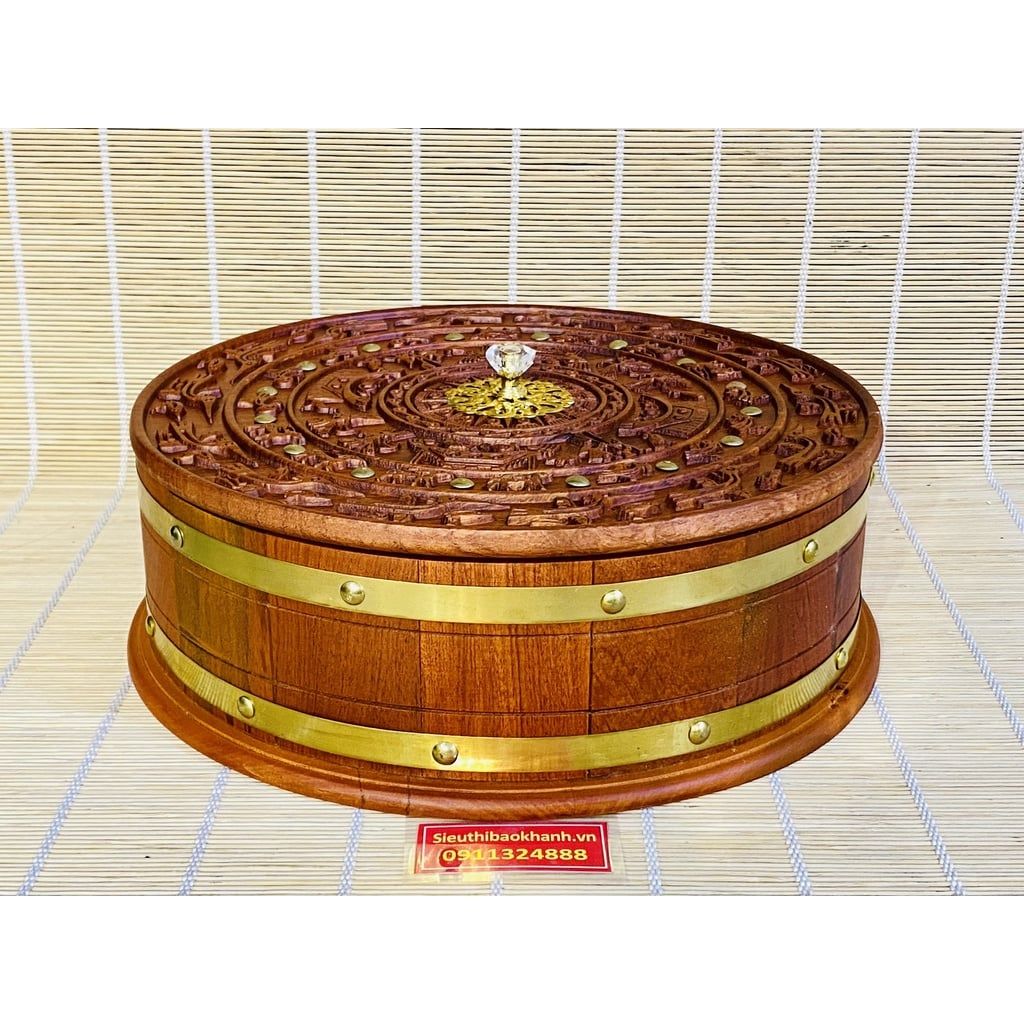  Hộp gỗ đựng mứt tết 