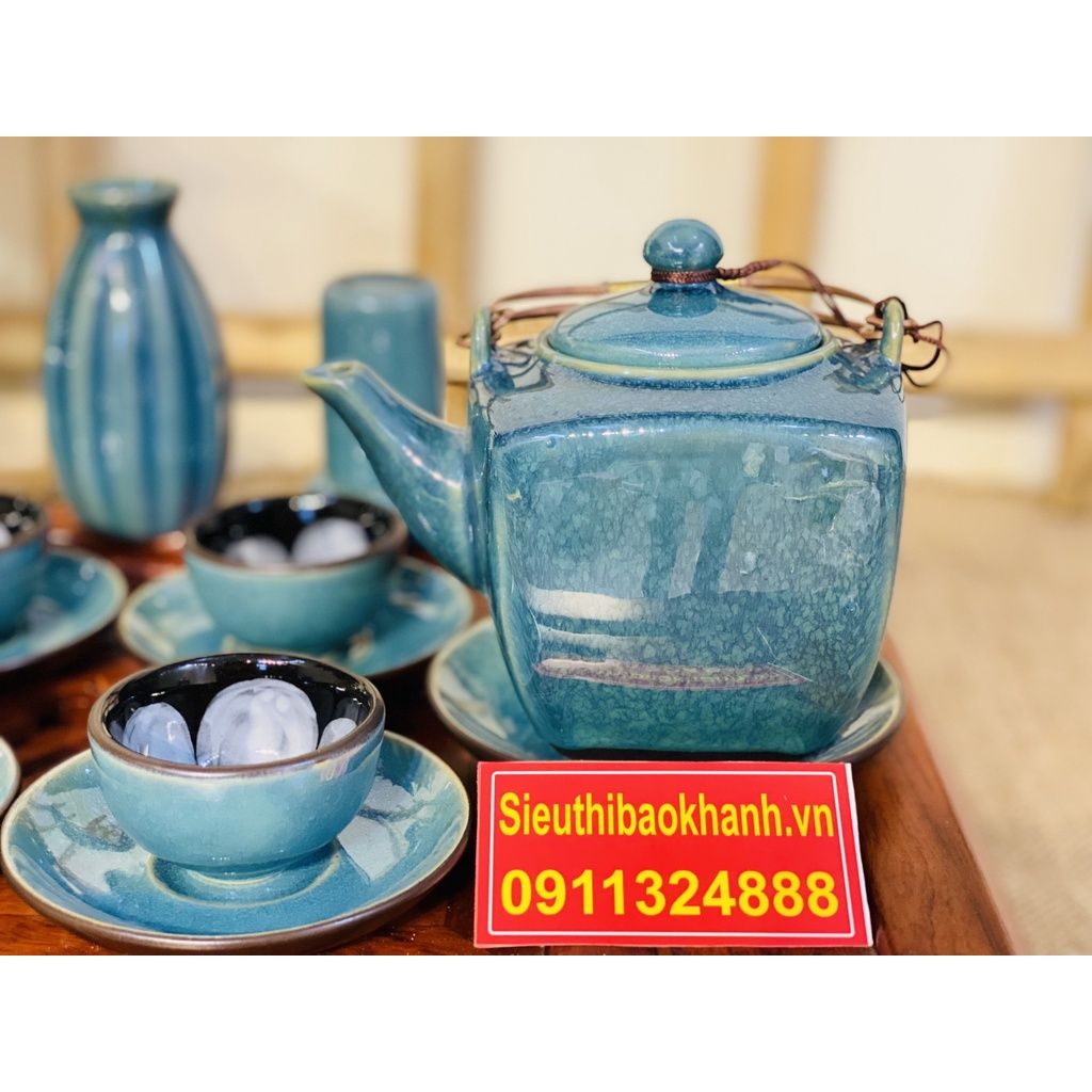  Bộ Ấm Trà Hỏa Biến Lòng Hoa Kèm Phụ Kiện BKCEVN-8004 