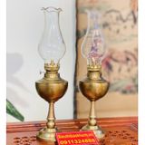  Đèn dầu Đồng phong thủy cao cấp 25cm 