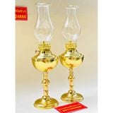  Cặp đèn dầu đồng cao cấp-Bảo Khánh Việt Nam 25cm 