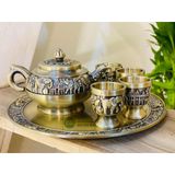  Bộ ấm chén đồng dáng cổ cao cấp 