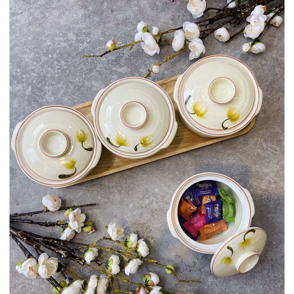  [Mẫu Mới Nhất 2022] Khay Mứt Tết / Khay Bánh Kẹo Phong Cách Châu Âu / Gốm Sứ Thủ Công Cao Cấp Cực Sang Trọng 