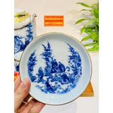  Bộ ấm tích Bát Tràng Trúc Lâm Thất Hiền BKCE-001710VN-0006 