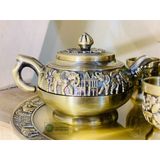  Bộ ấm chén đồng dáng cổ cao cấp 