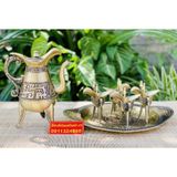  Bộ ấm chén dáng cổ 