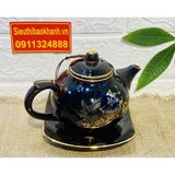  Bộ ấm chén Bát Tràng Vinh Hoa Phú Quý vẽ vàng 24k BKCE-001530VN-0012 