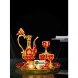  Bộ ấm chén hợp kim Đồng dáng hoàng gia cao cấp 750ml BKMEVN-8193 